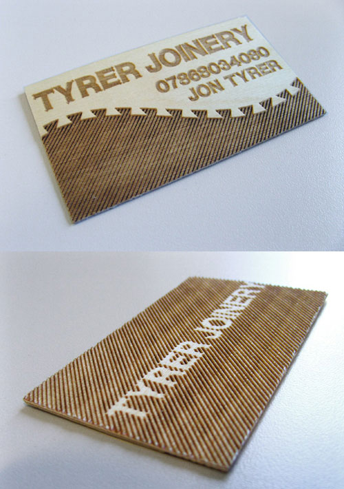 Wooden Business Card