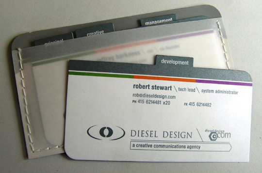 Diesel Design’s Portfolio Business Card