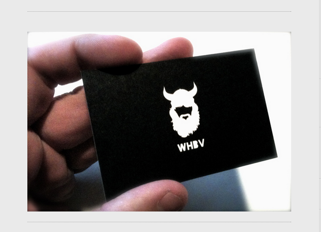 WHBV Business Cards