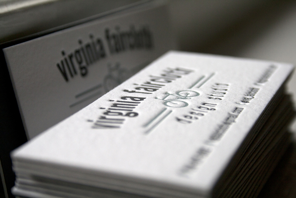 Personal Branding | Letterpress Business Card