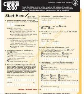 2010 US Census Form